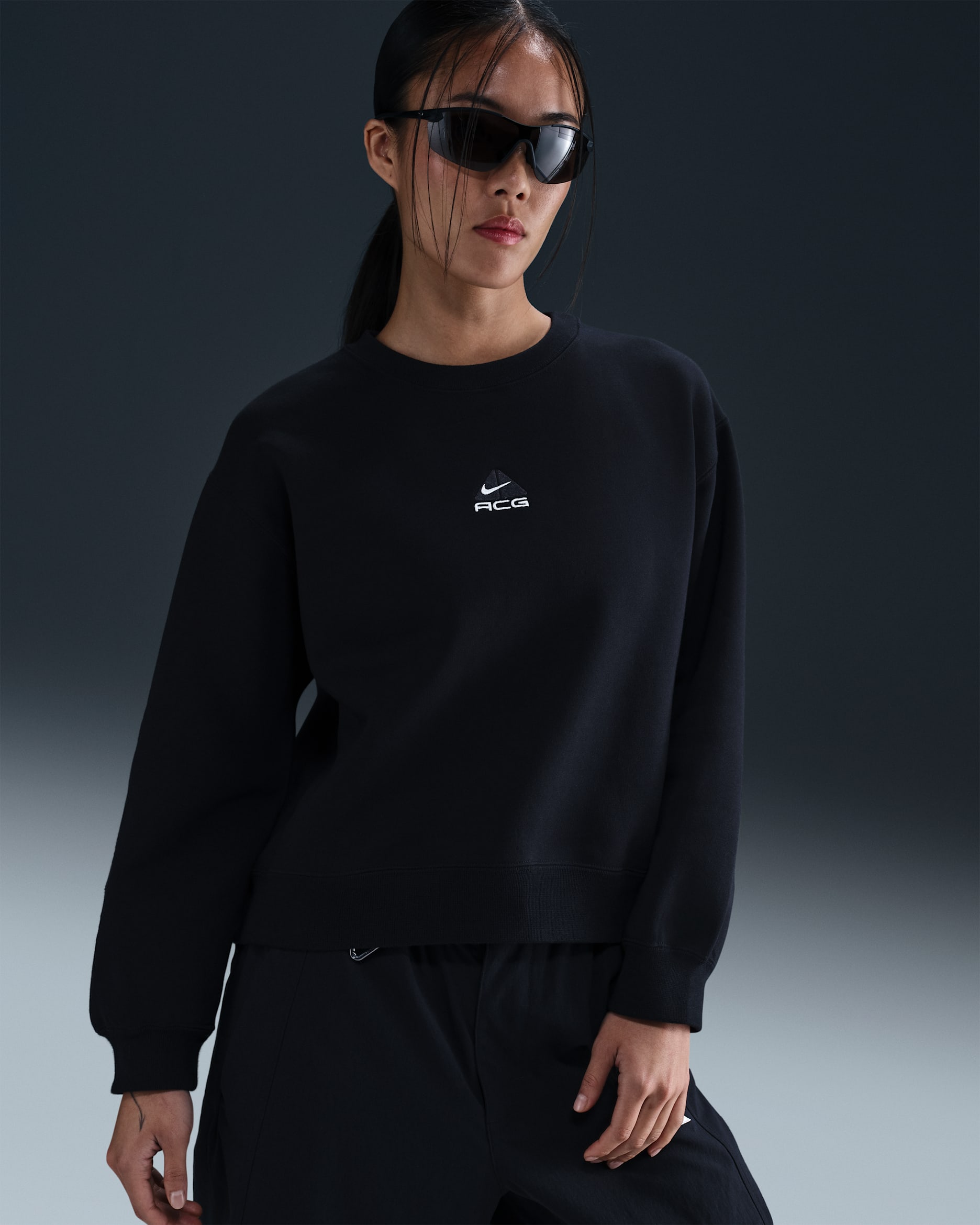 NIKE ACG スウェット ブラック nike acg 裏起毛 スウェット ブラック